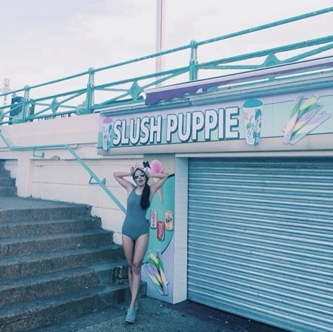 Aprilpoolday Swimwear / VOLLEYBALL / Grey / L - 女装泳衣/比基尼 - 其他材质 灰色