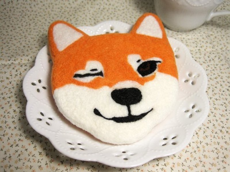 羊毛毡 放电柴犬 - 清洁刷 - 其他 - 羊毛 橘色