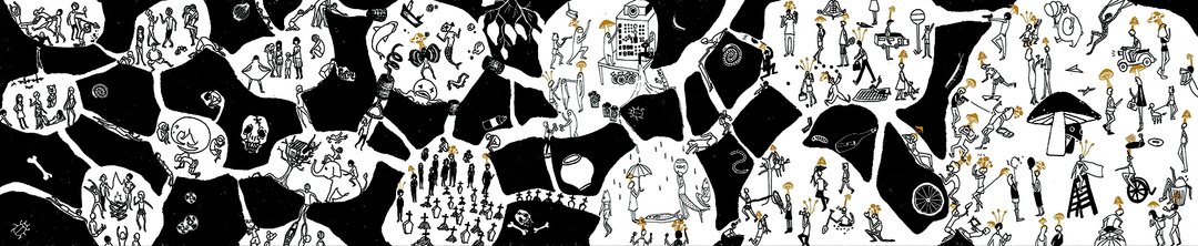 无味杂陈 系列海报 {染化}单张 - 海报/装饰画/版画 - 纸 黑色