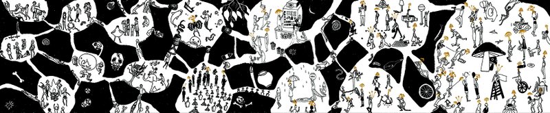 无味杂陈 系列海报 {染化}单张 - 海报/装饰画/版画 - 纸 黑色