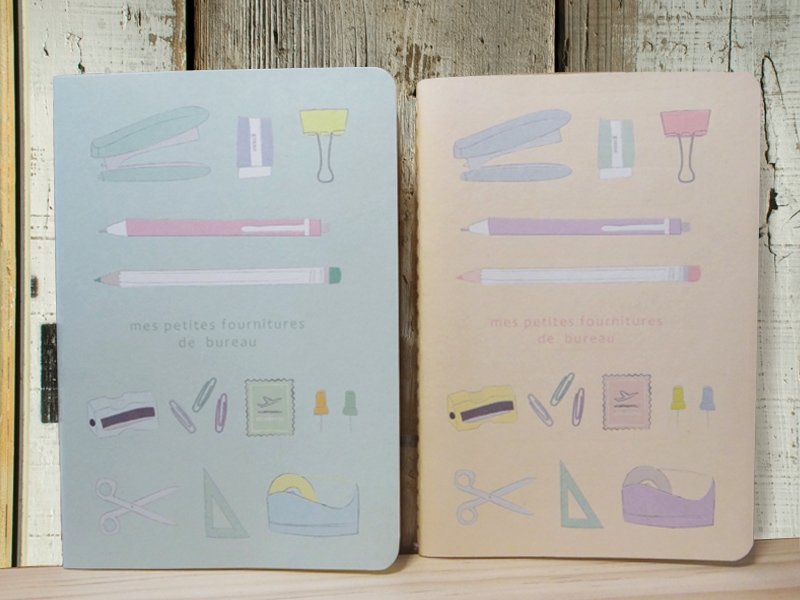 文具插画手帐本-黄 - 笔记本/手帐 - 其他材质 黄色