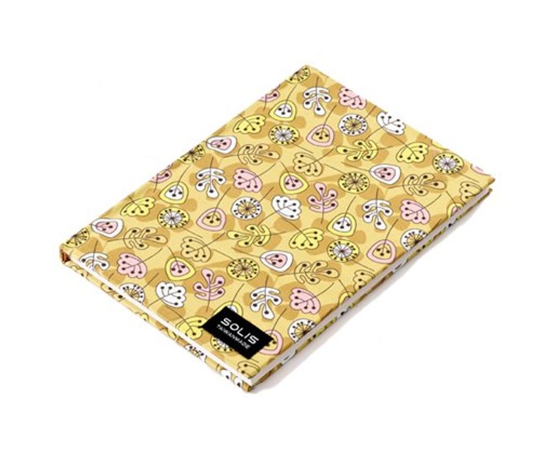 SOLIS [ 花团锦簇系列 ] 数位彩印布面空白书 - 笔记本/手帐 - 纸 金色