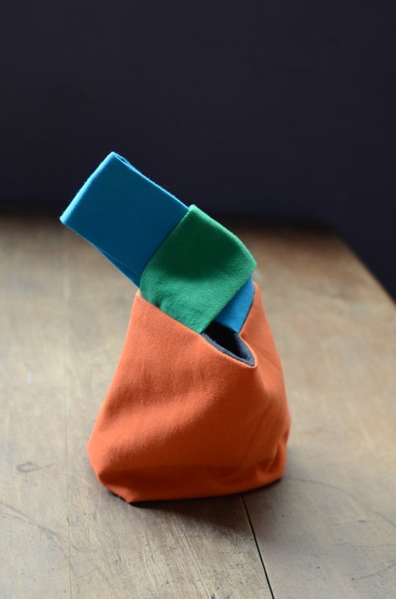 【BestFriend】散步包 - (橘蓝绿) - 手提包/手提袋 - 其他材质 橘色