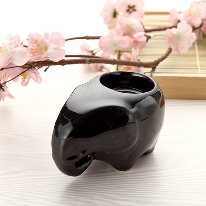 【釉彩象】蜡烛台 - 蜡烛/烛台 - 蜡 