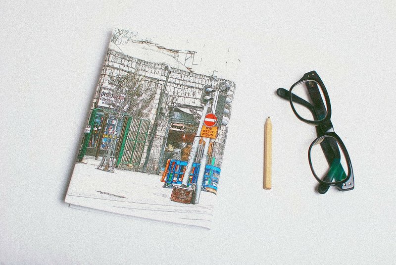 不修边。手记书--Jerusalem bus - 笔记本/手帐 - 防水材质 多色