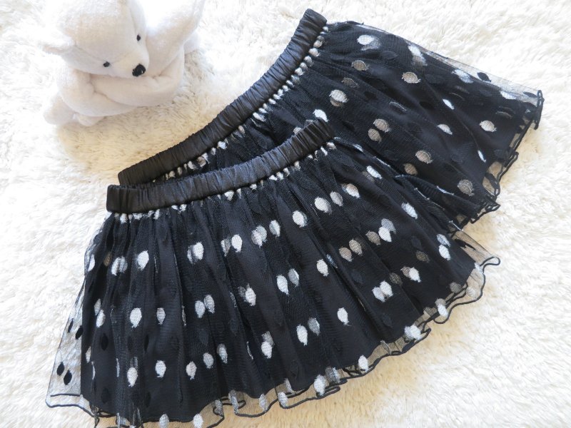 TiDi 黑白点点蓬蓬纱裙 - 其他 - 其他材质 黑色