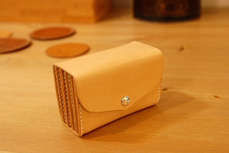 卡片皮砖 手工制 植韖牛皮 定制化英文名字打印 梦想鞄制所 DREAM KABAN - 皮件 - 真皮 