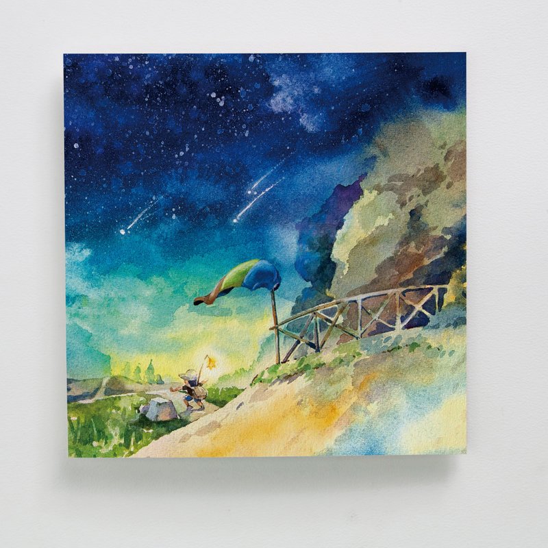 印傻子 万用卡- 捕流星的孩子 by 词不ＤＡ艺 - 卡片/明信片 - 纸 