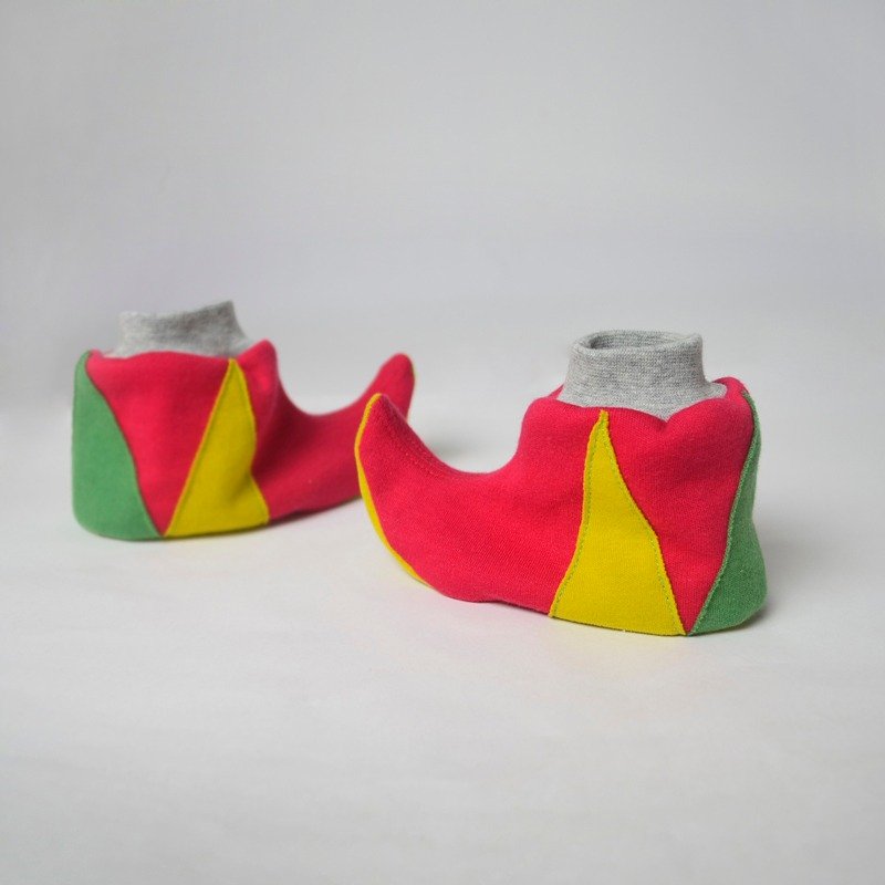 【12月，1月 期间限定】节庆精灵婴儿脚套 - 围嘴/口水巾 - 其他材质 红色