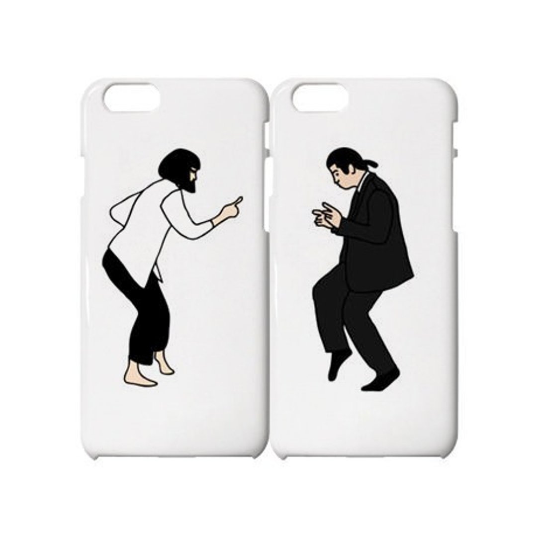 Mia & Vincent iPhone case - 其他 - 塑料 白色