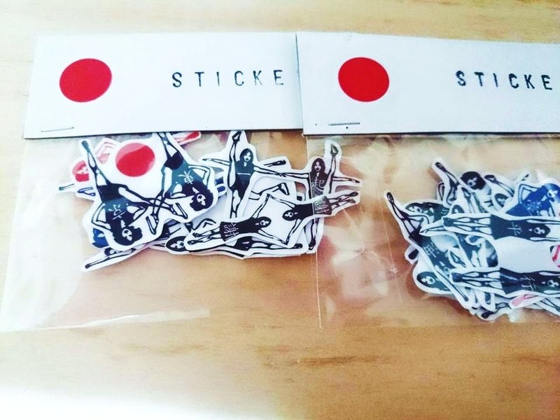 /繁体字系列/运动日志啦啦队少女贴纸组合包 - 贴纸 - 纸 多色