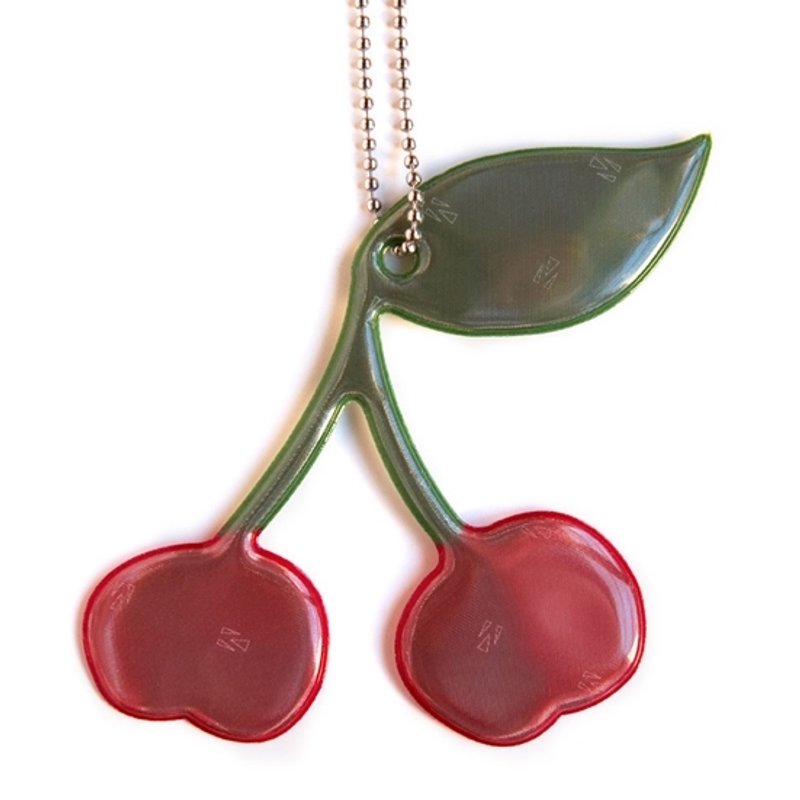 夜光小樱桃  瑞典专利安全反光吊饰 - 吊饰 - 塑料 红色