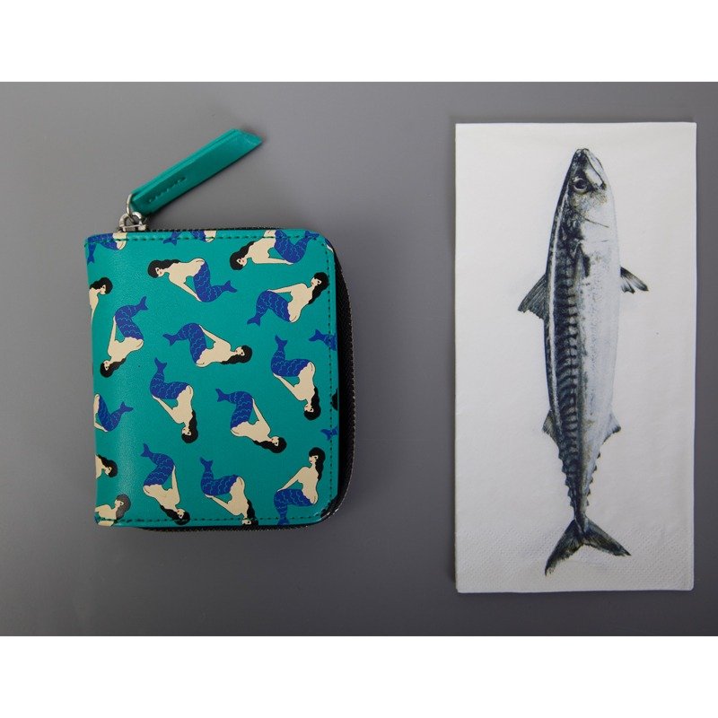 YIZISTORE 短款錢包 PU印花錢夾 - 皮夹/钱包 - 真皮 