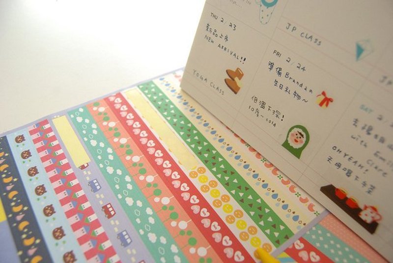 Sticker Deco Pack 装饰贴纸组 ▲绝版品▲ - 贴纸 - 塑料 红色