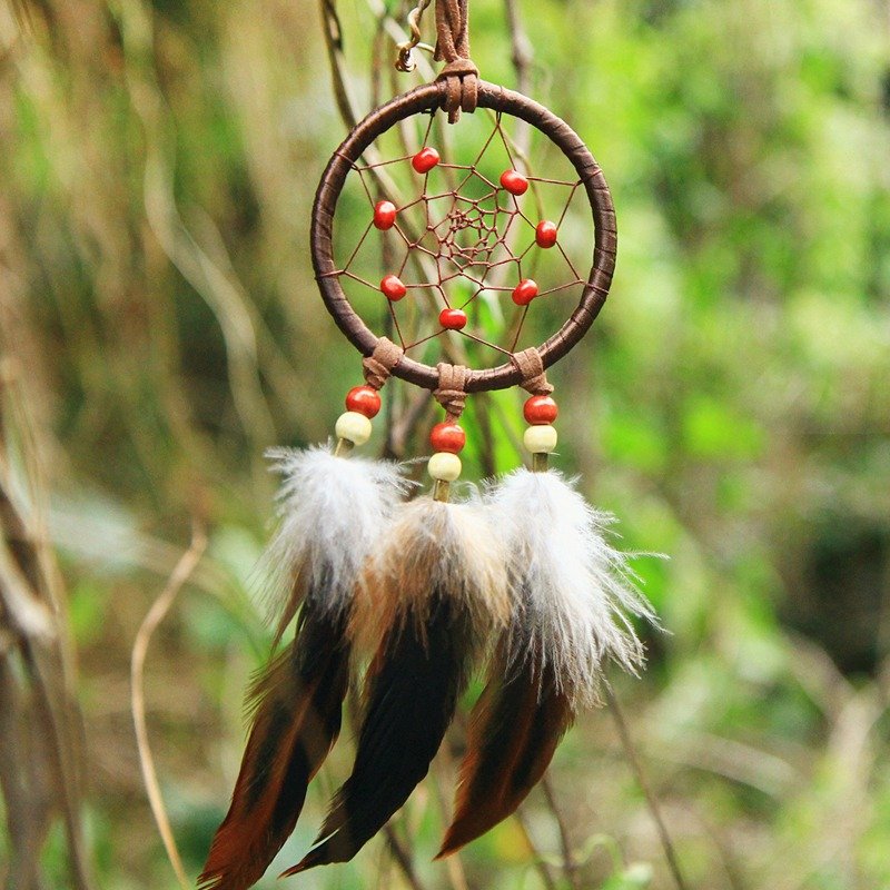 ESCA • DreamCatcher纯手工捕梦网-项链（棕） - 项链 - 其他材质 咖啡色