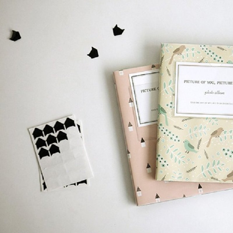 Dailylike 牛皮纸相片固定角贴组-02黑色,E2D85475 - 相簿/相册 - 纸 黑色