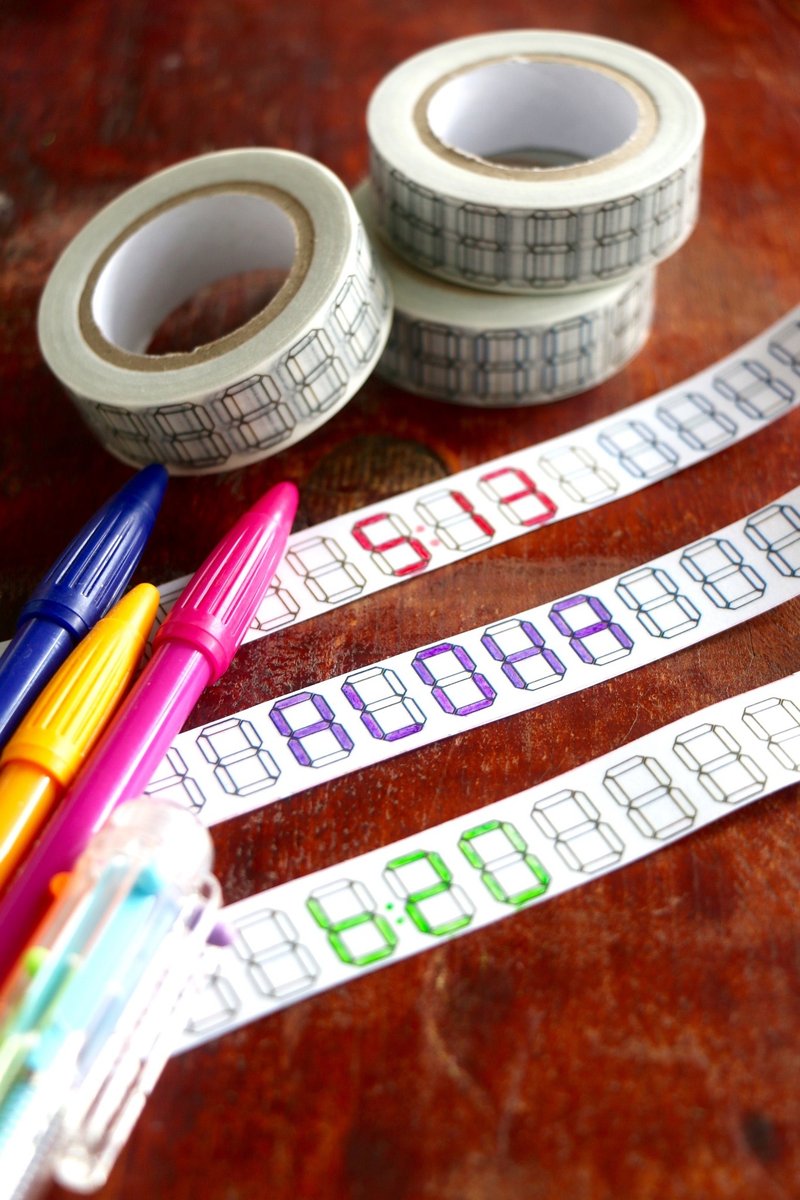 Aloha 和纸胶带 LCD的秘密 - 纸胶带 - 纸 多色