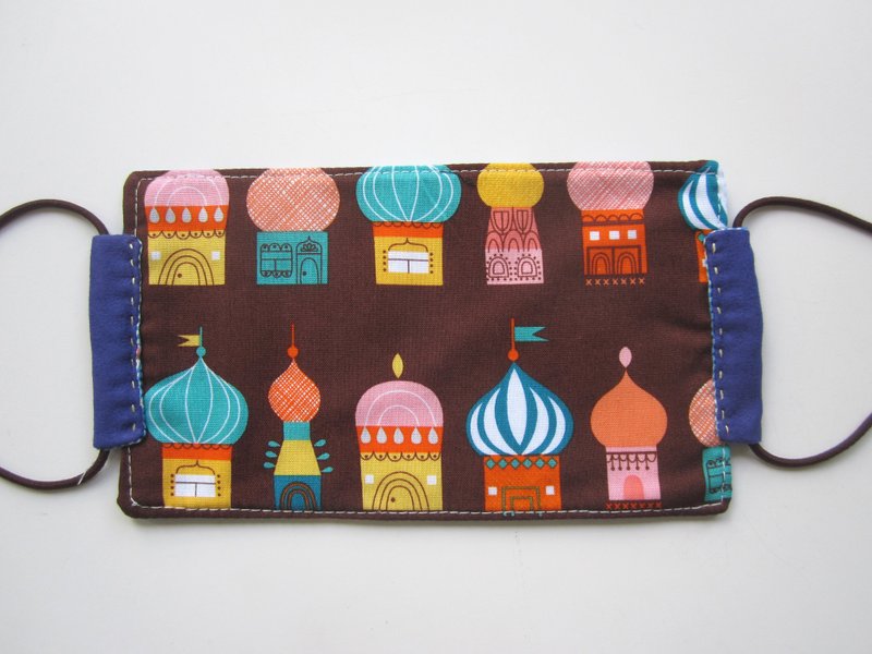 *1+1=5/奇幻城堡双面口罩* - 口罩 - 其他材质 咖啡色