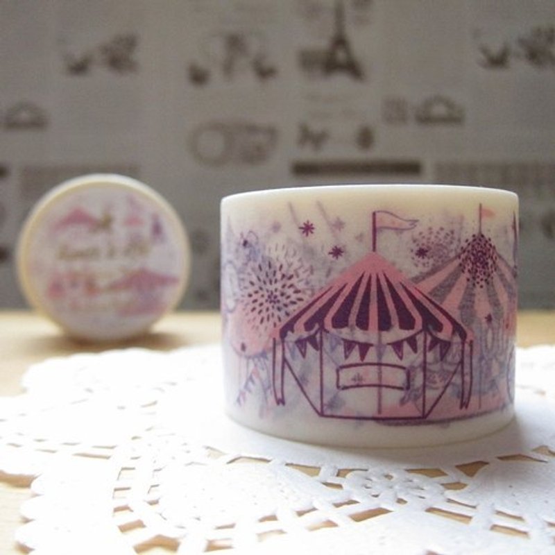 Aimez le style 和纸胶带 (02150 梦幻马戏团) - 纸胶带 - 纸 粉红色