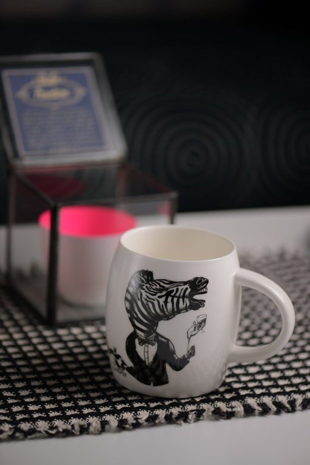Tru'dini 斑马酒桶杯 - 咖啡杯/马克杯 - 其他材质 白色