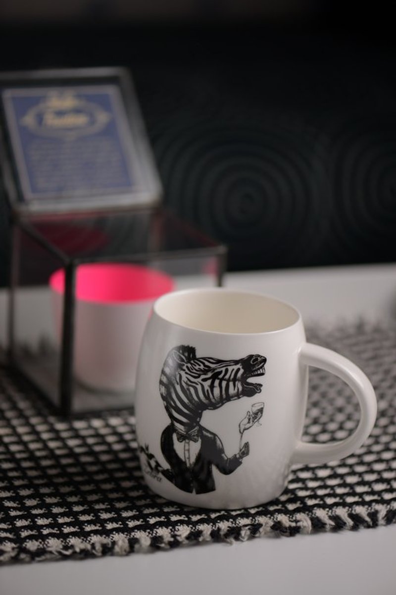 Tru'dini 斑马酒桶杯 - 咖啡杯/马克杯 - 其他材质 白色