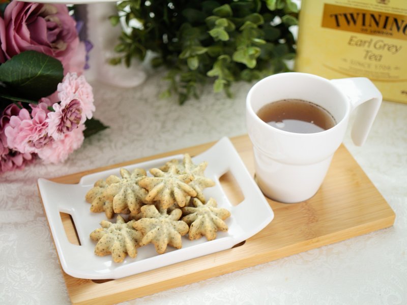 Felicitas Pâtissérie 伯爵茶酥饼 Sablés earl grey - 手工饼干 - 新鲜食材 卡其色