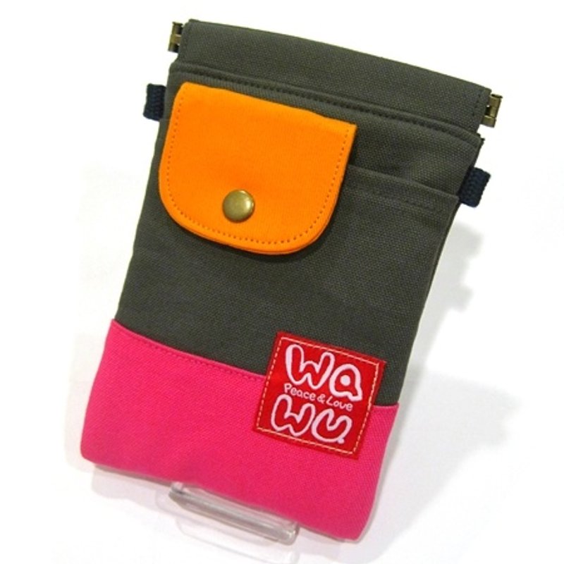 裤头包 (灰熊桃) - 手机壳/手机套 - 棉．麻 灰色