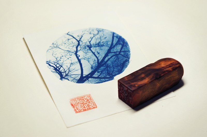 硬木手工印章 - 黑檀印章 - 其他 - 木头 黑色