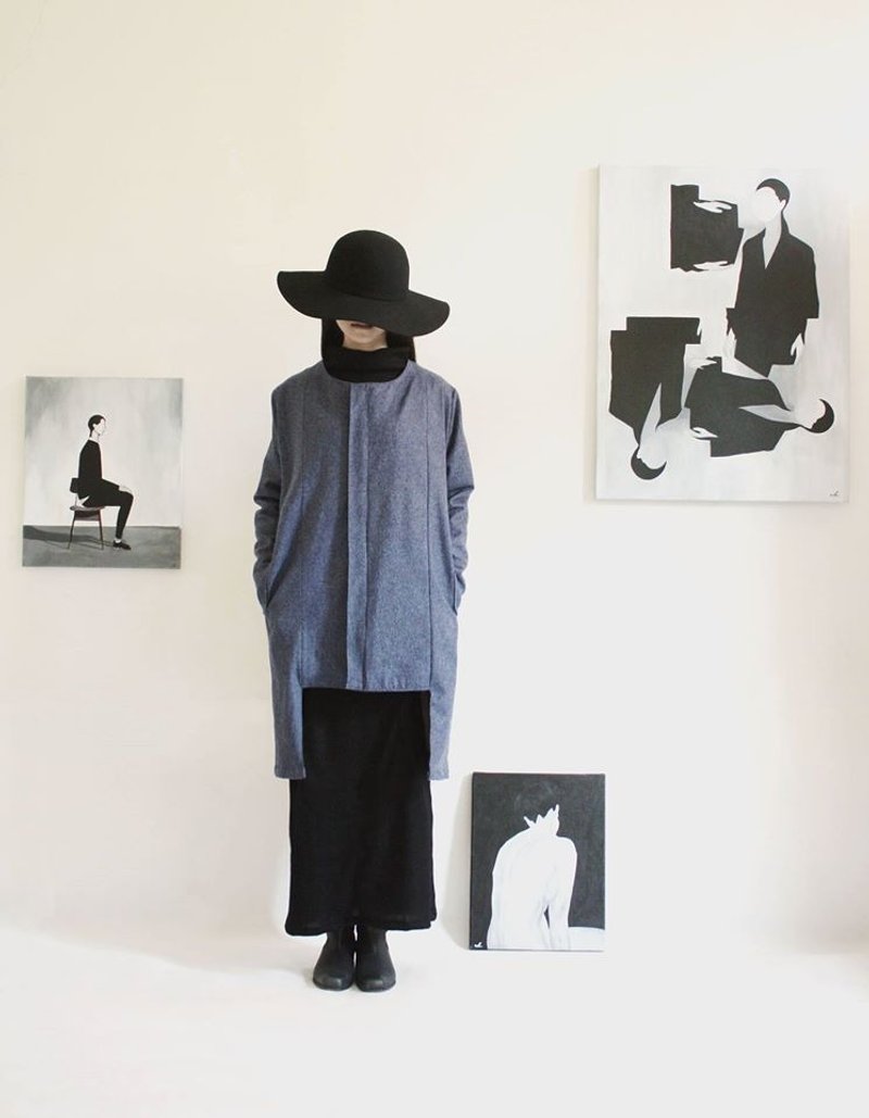 卡萨克外套 - 女装休闲/机能外套 - 其他材质 蓝色