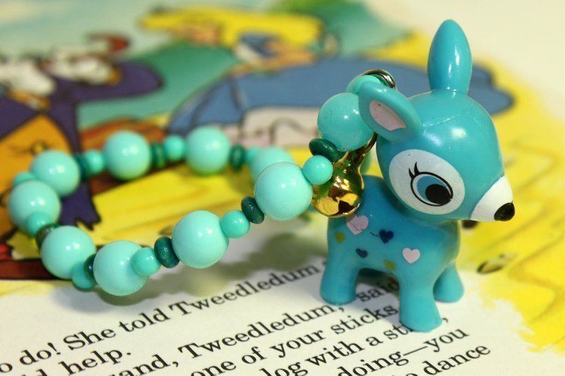 蓝莓棉花糖★玩具手炼 - 手链/手环 - 其他材质 蓝色