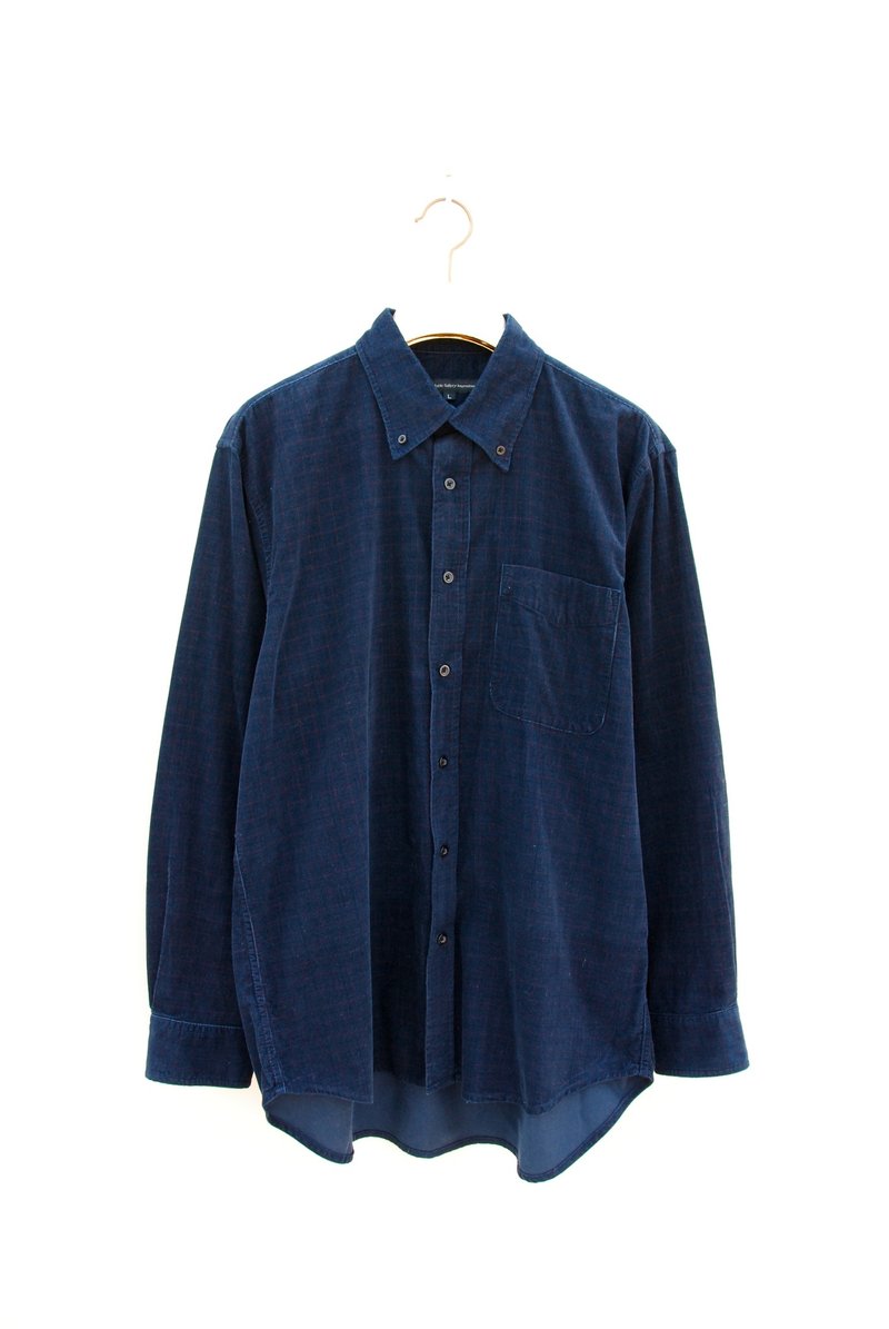 古着中性灯芯绒衬衫 - 女装衬衫 - 其他材质 