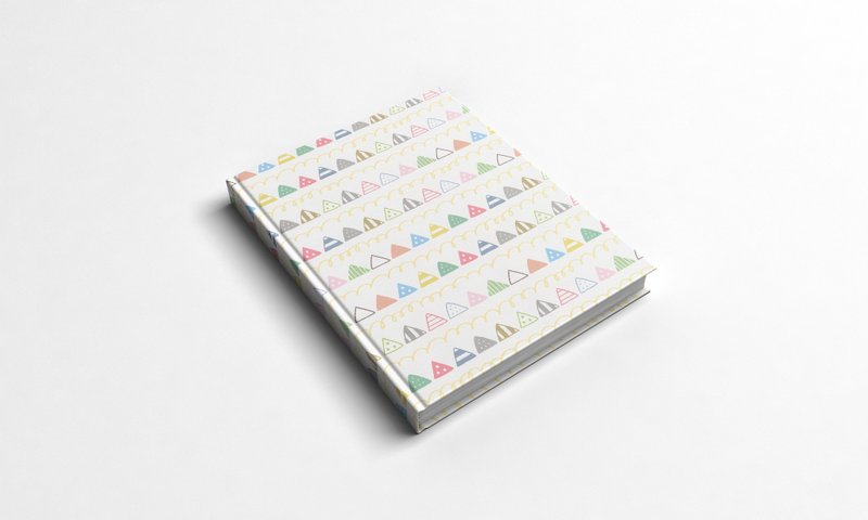 ☆° 洛可可草莓 WELKIN手创 °手工书/笔记本/手帐/日记本-彩色小饭团 - 笔记本/手帐 - 纸 