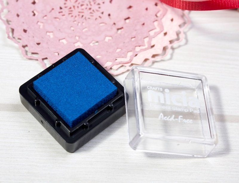 小印台-蓝色 - 印章/印台 - 其他材质 