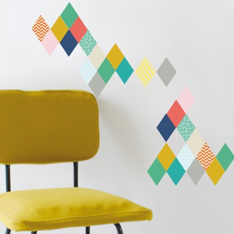 Just a Touch - 闪闪钻石 <MIMI' lou 法国童趣壁贴/贴纸> - 墙贴/壁贴 - 纸 多色