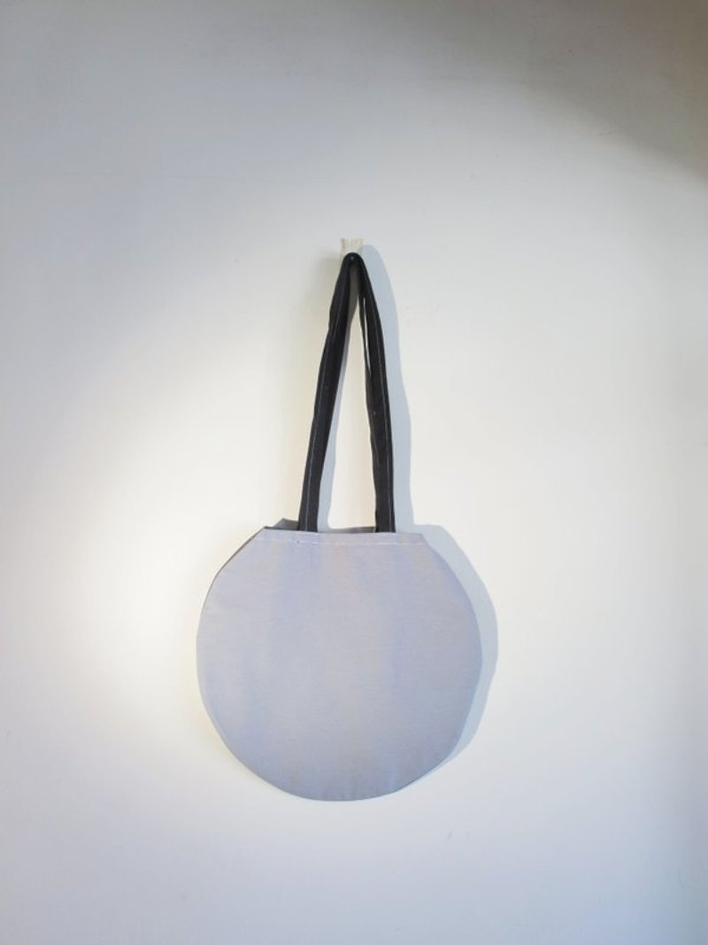 【Wahr】几何圆圆圆形 铁灰/紫蓝  帆布 肩背包 - 侧背包/斜挎包 - 其他材质 紫色