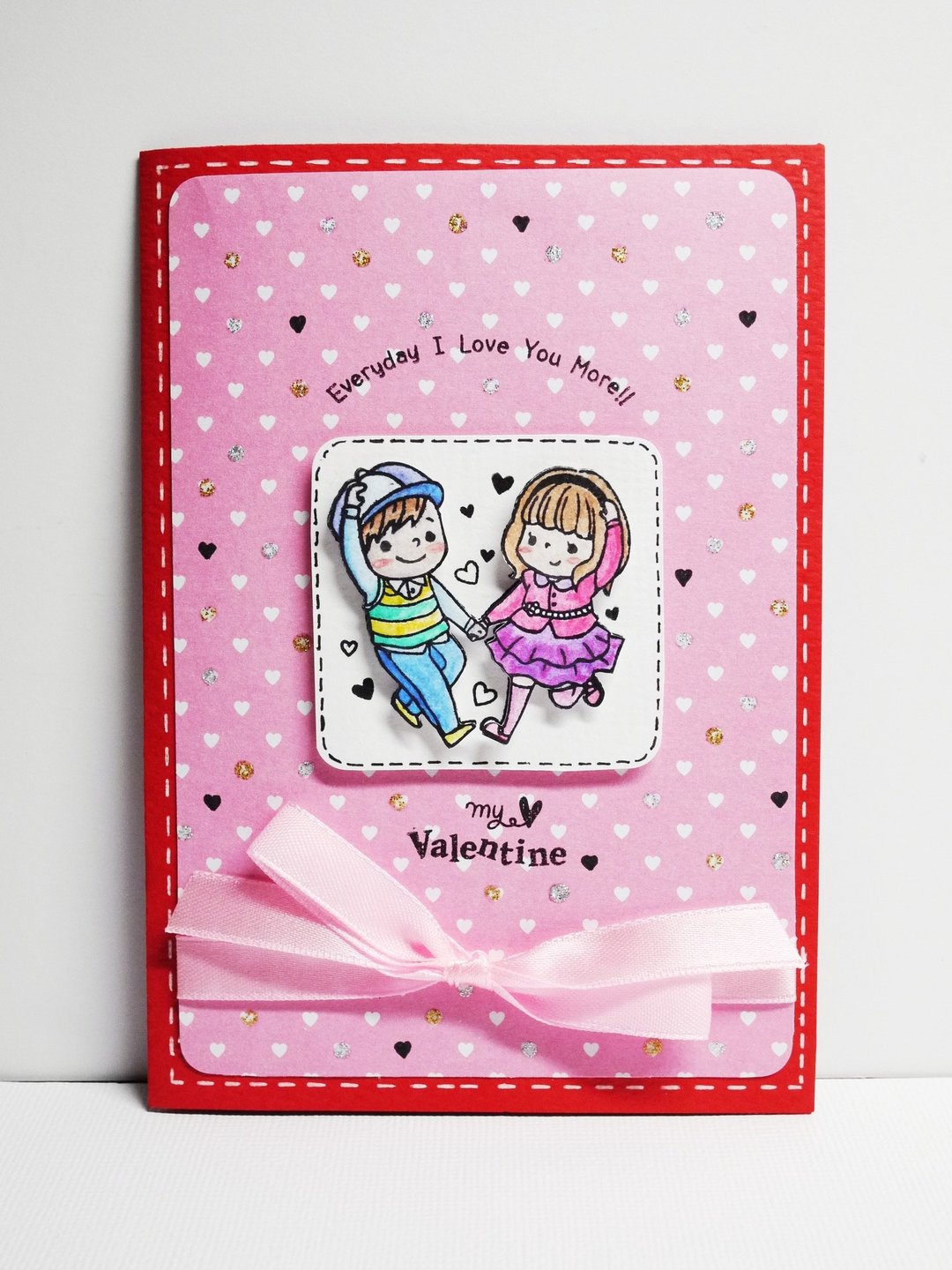 【yu-crafts 手工卡片】情人卡_Everyday I love you more!! - 卡片/明信片 - 纸 