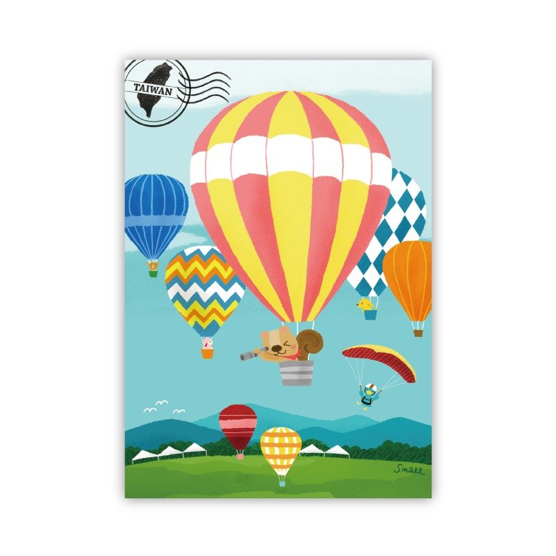 [PoCa] 台湾就酱玩明信片：台东鹿野高台（编号09） - 卡片/明信片 - 纸 