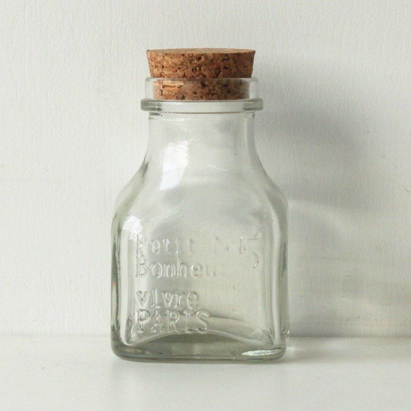 U-PICK原品生活 复古玻璃小方瓶-PARIS透明/浅棕/浅绿 - 摆饰 - 玻璃 