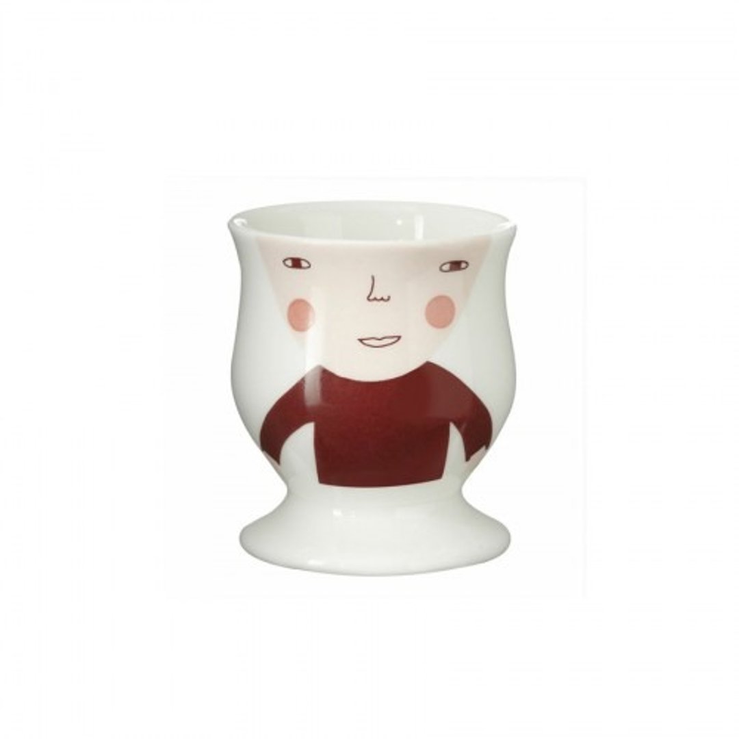 Burt 骨瓷蛋杯 | Donna Wilson - 厨房用具 - 瓷 白色