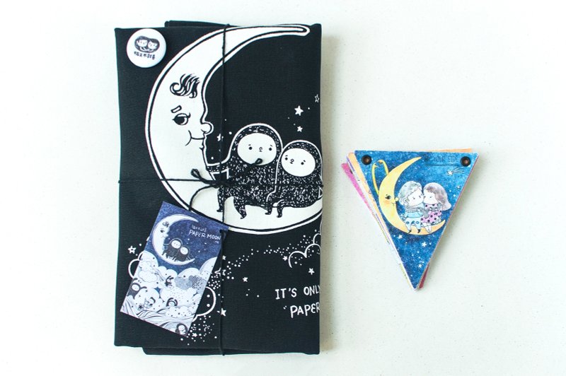 好日推好物商品：欢乐三角挂旗＋Paper Moon 黑色托特包  ＿＿ 居家饰品／办公妆点／婚礼小物／情人节礼盒／派对必备 - 摆饰 - 纸 