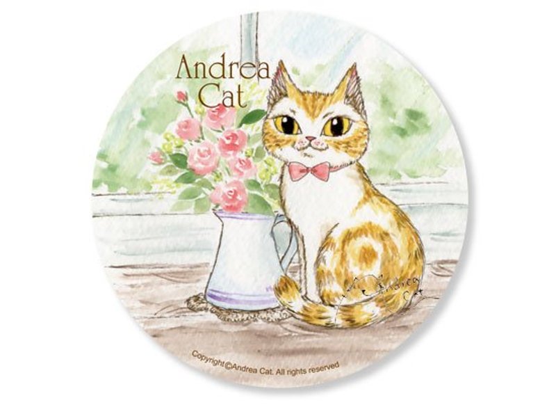 富丽街的猫陶瓷杯垫系列/家有帕菲 - 杯垫 - 其他材质 多色