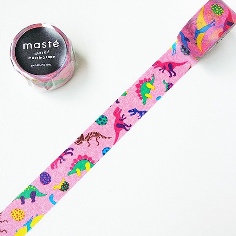 maste 和纸胶带 Multi．Nature【恐龙(MST-MKT60-A)】 - 纸胶带 - 纸 多色