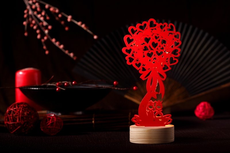 爱之巢 - 灯具/灯饰 - 木头 红色