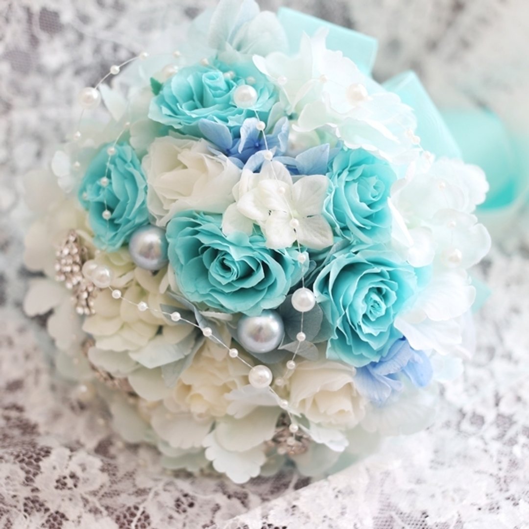 璎珞时尚*手作珠宝捧花*订作*七夕情人节精选-~不凋花系列~~流转时光​NO.56 - 植栽/盆栽 - 其他材质 白色