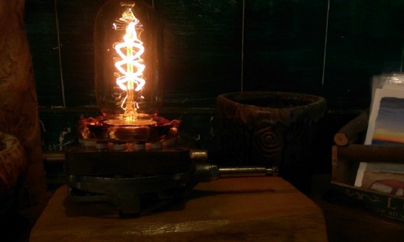 [浪花手作铺] loft工业风造型灯-‘诞生’ - 灯具/灯饰 - 木头 咖啡色