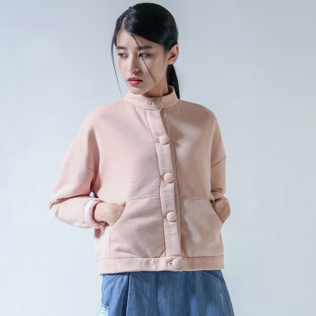 SU:MI said Astronaunt 太空大绒外套_5AF207_豆粉色 - 女装休闲/机能外套 - 棉 粉红色