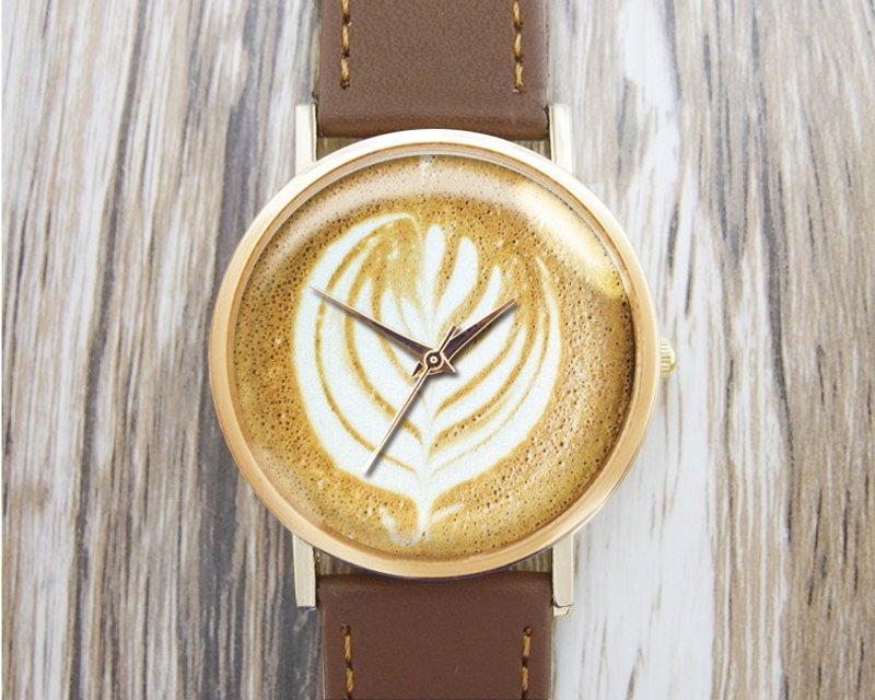 拉花 - 女表/男表/中性表/配件饰品【Special U Design】 - 男表/中性表 - 其他金属 咖啡色