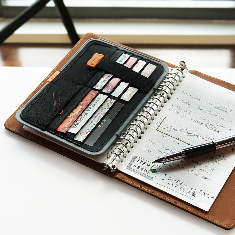 Gekko Board 小壁虎多功能收纳板－Business(卡片钞票专用收纳) - 笔记本/手帐 - 硅胶 橘色