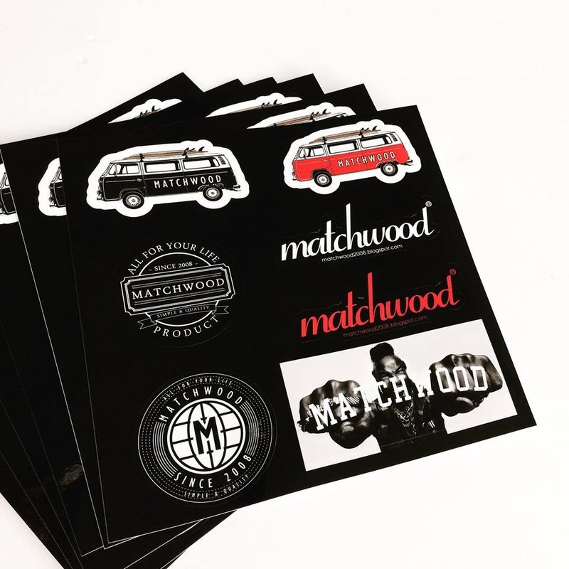 火柴木设计 Matchwood sticker 限量高密度防水贴纸 - 贴纸 - 纸 