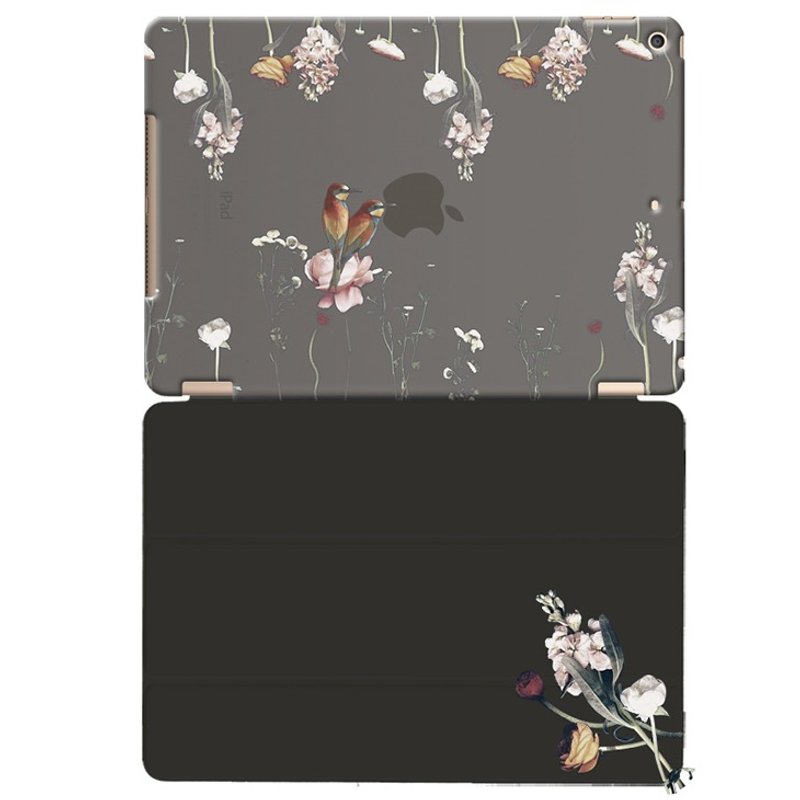 手绘爱情系列-爱 是自由-盈萱《 iPad Mini 》水晶壳＋Smart Cover（磁杆） - 平板/电脑保护壳 - 塑料 黑色